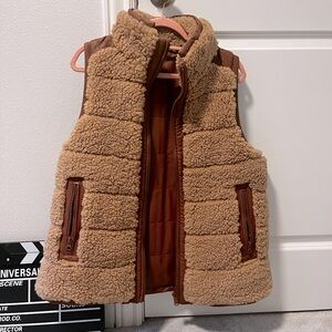 Tuckernuck Brown Sherpa Vest